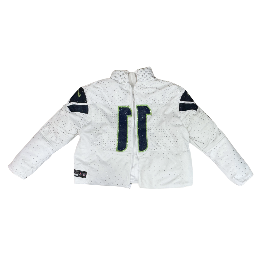 Custom Crystal Puffer Jacket