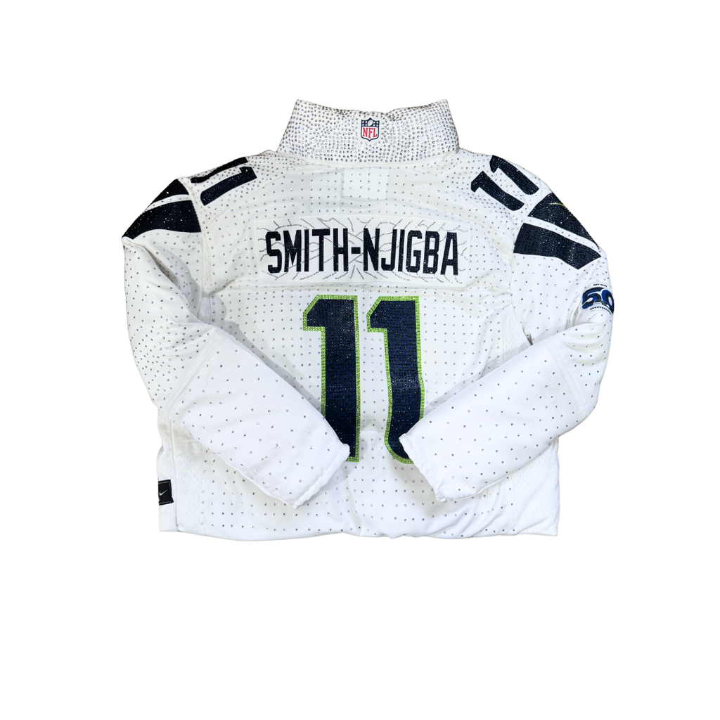 Custom Crystal Puffer Jacket